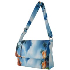 Full Print Messenger Bag (L) 