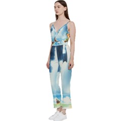 V-Neck Camisole Jumpsuit 