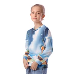 Kids  Long Sleeve T-Shirt with Frill  