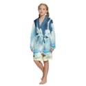 Kids  Long Sleeve Velvet Lounge Robe 