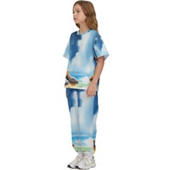 Kids  T-Shirt and Pants Sports Set 