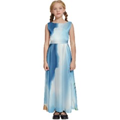 Kids  Satin Sleeveless Maxi Dress 