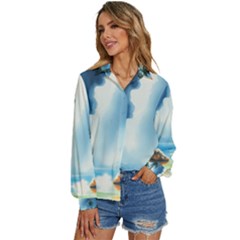 Women s Long Sleeve Button Up Shirt 