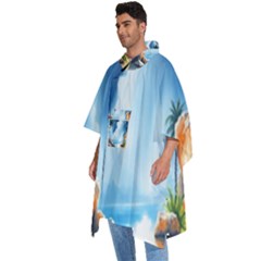 Men s Hooded Rain Ponchos 