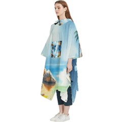 Women s Hooded Rain Ponchos 