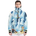 Men s Pullover Zip Ski and Snowboard Waterproof Breathable Jacket 