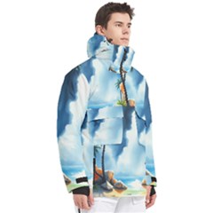 Men s Pullover Zip Ski and Snowboard Waterproof Breathable Jacket 