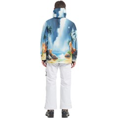 Men s Pullover Zip Ski and Snowboard Waterproof Breathable Jacket 