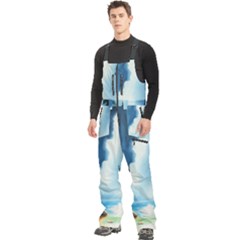 Men s Front Zip Ski And Snowboard Bib Pants 