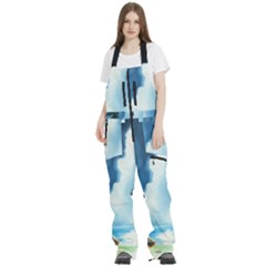 Women s Front Zip Ski And Snowboard Bib Pants 