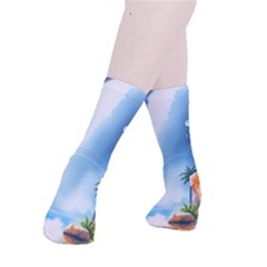 Smooth Crew Length Tube Socks 