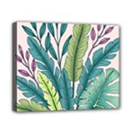 Illustrations Plants Nature Leaves Canvas 10  x 8  (Stretched)