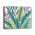 Illustrations Plants Nature Leaves Deluxe Canvas 14  x 11  (Stretched)