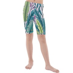 Kids  Mid Length Swim Shorts 