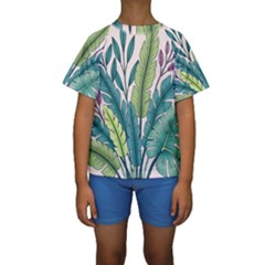 Kids  Short Sleeve Swimwear 