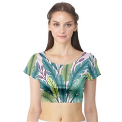 Short Sleeve Crop Top 