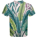 Illustrations Plants Nature Leaves Men s Cotton T-Shirt