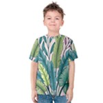 Illustrations Plants Nature Leaves Kids  Cotton T-Shirt