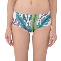 Mid-Waist Bikini Bottoms 