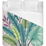 Illustrations Plants Nature Leaves Duvet Cover (King Size)