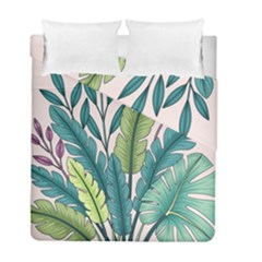 Illustrations Plants Nature Leaves Duvet Cover Double Side (Full/ Double Size) from ArtsNow.com