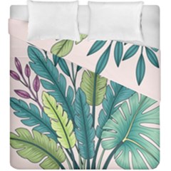 Illustrations Plants Nature Leaves Duvet Cover Double Side (King Size) from ArtsNow.com