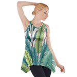 Illustrations Plants Nature Leaves Side Drop Tank Tunic