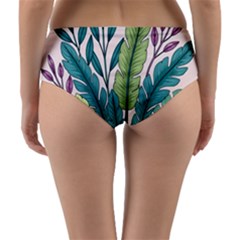 Reversible Mid-Waist Bikini Bottoms 