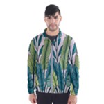 Illustrations Plants Nature Leaves Men s Windbreaker