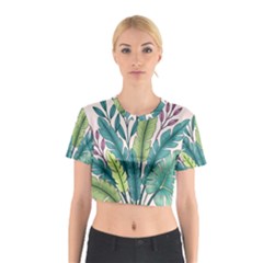 Illustrations Plants Nature Leaves Cotton Crop Top from ArtsNow.com