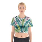 Illustrations Plants Nature Leaves Cotton Crop Top