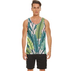 Men s Wide Collar Tank Top 