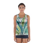 Illustrations Plants Nature Leaves Sport Tank Top 