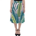 Illustrations Plants Nature Leaves Classic Midi Skirt