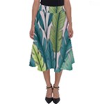 Illustrations Plants Nature Leaves Perfect Length Midi Skirt