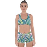 Illustrations Plants Nature Leaves Racerback Boyleg Bikini Set