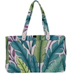 Illustrations Plants Nature Leaves Canvas Work Bag