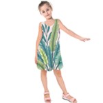 Illustrations Plants Nature Leaves Kids  Sleeveless Dress