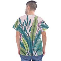 Men s V-Neck Scrub Top 