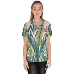 Women s V-Neck Scrub Top 