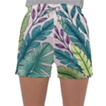 Illustrations Plants Nature Leaves Sleepwear Shorts