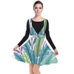 Illustrations Plants Nature Leaves Plunge Pinafore Dress