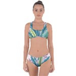 Illustrations Plants Nature Leaves Criss Cross Bikini Set