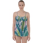 Illustrations Plants Nature Leaves Babydoll Tankini Set