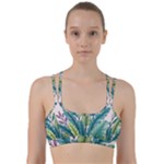 Illustrations Plants Nature Leaves Line Them Up Sports Bra