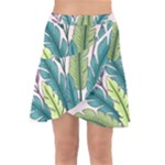 Illustrations Plants Nature Leaves Wrap Front Skirt