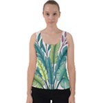 Illustrations Plants Nature Leaves Velvet Tank Top