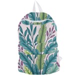 Illustrations Plants Nature Leaves Foldable Lightweight Backpack