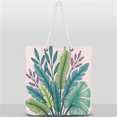 Full Print Rope Handle Tote (Large) 