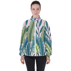 Women s High Neck Windbreaker 